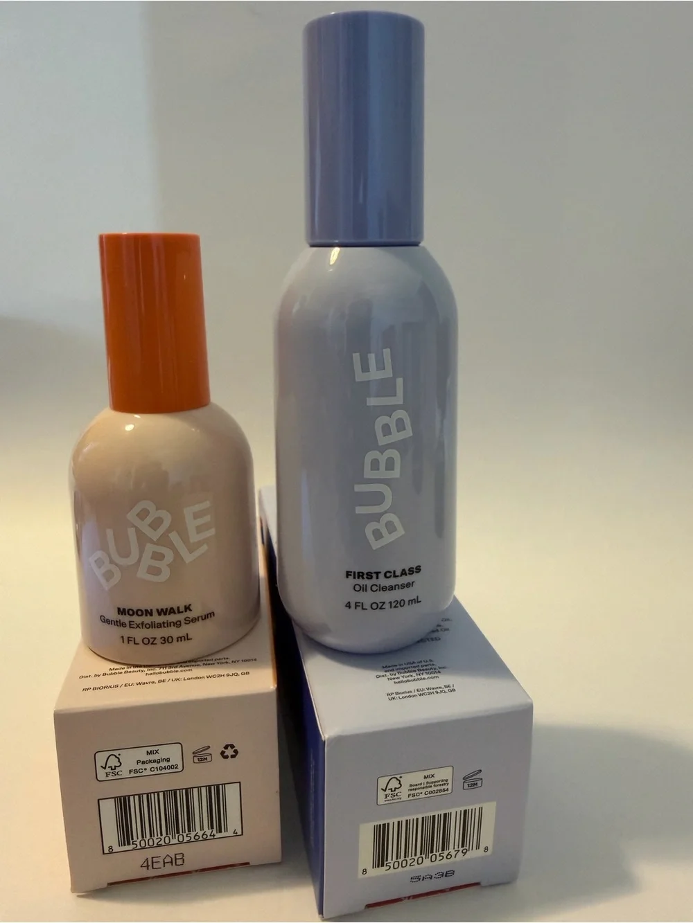 Bubble Oil cleanser and toner